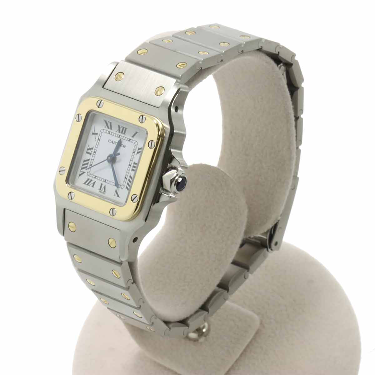 Santos Galbee Automatic Yellow Gold Ladies Watch