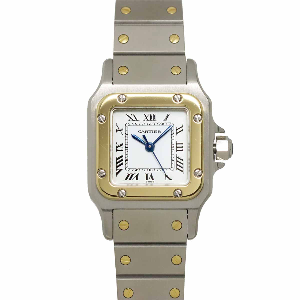 Santos Galbee Automatic Yellow Gold Ladies Watch