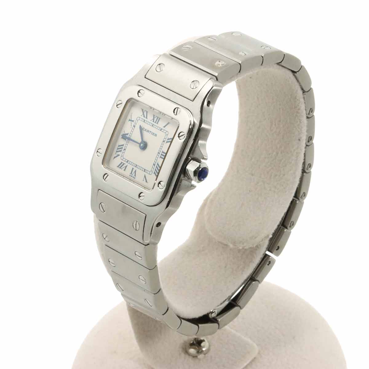 Santos Galbee SM W20017D6 Quartz Cream Dial Ladies Watch