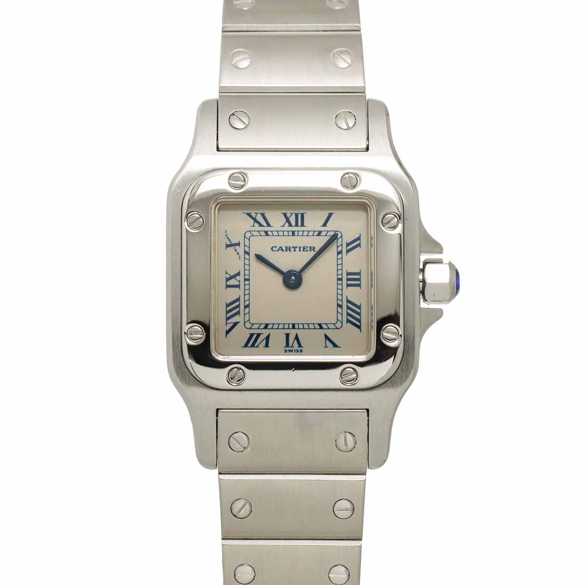 Santos Galbee SM W20017D6 Quartz Cream Dial Ladies Watch