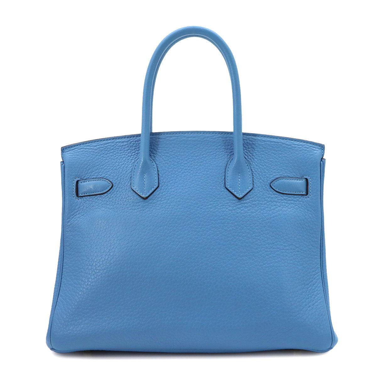 Birkin 30 Traurillon Clemence Blue Paradise Hand Bag