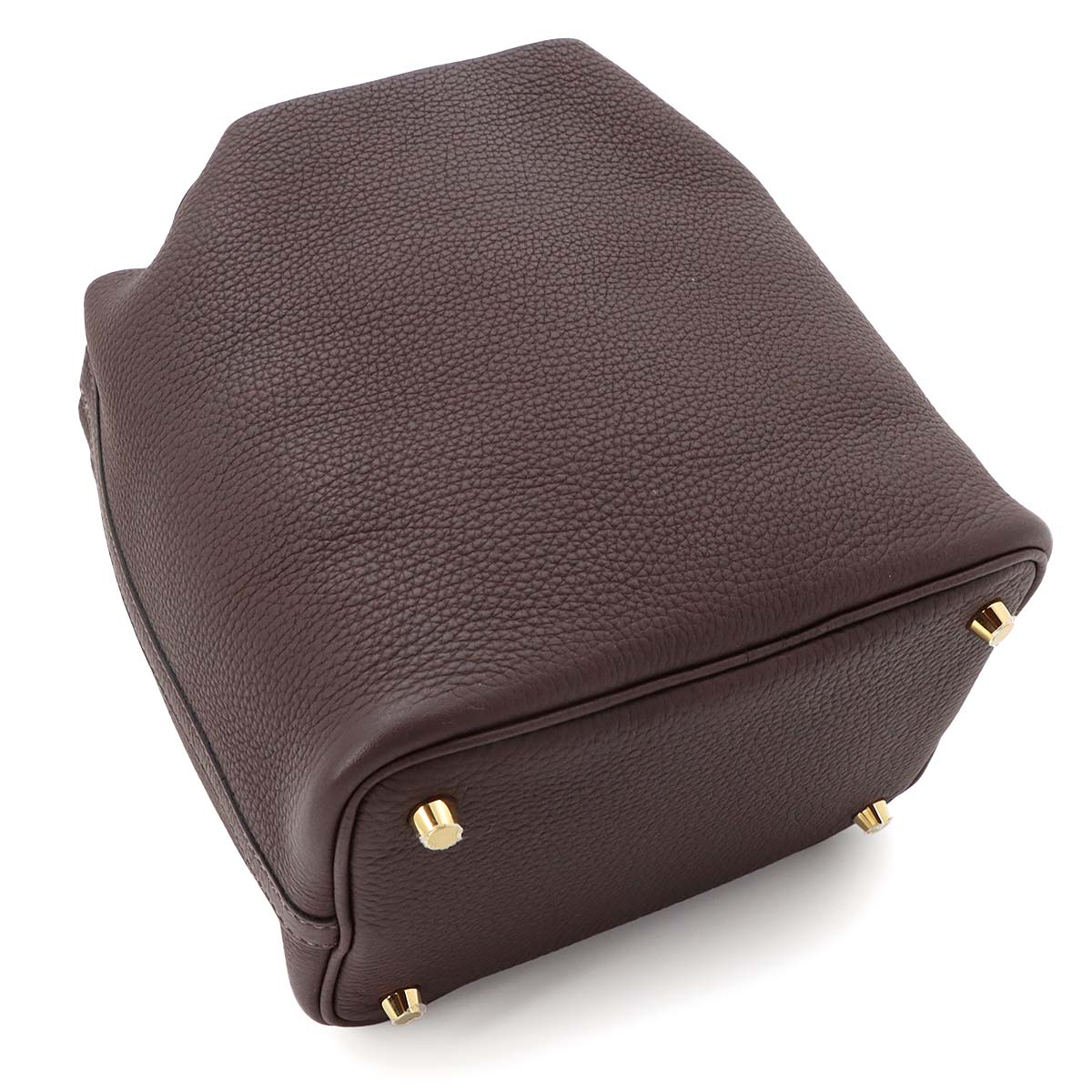 Picotin Lock PM Hand Bag Taurillon Clemence Rouge Sellier