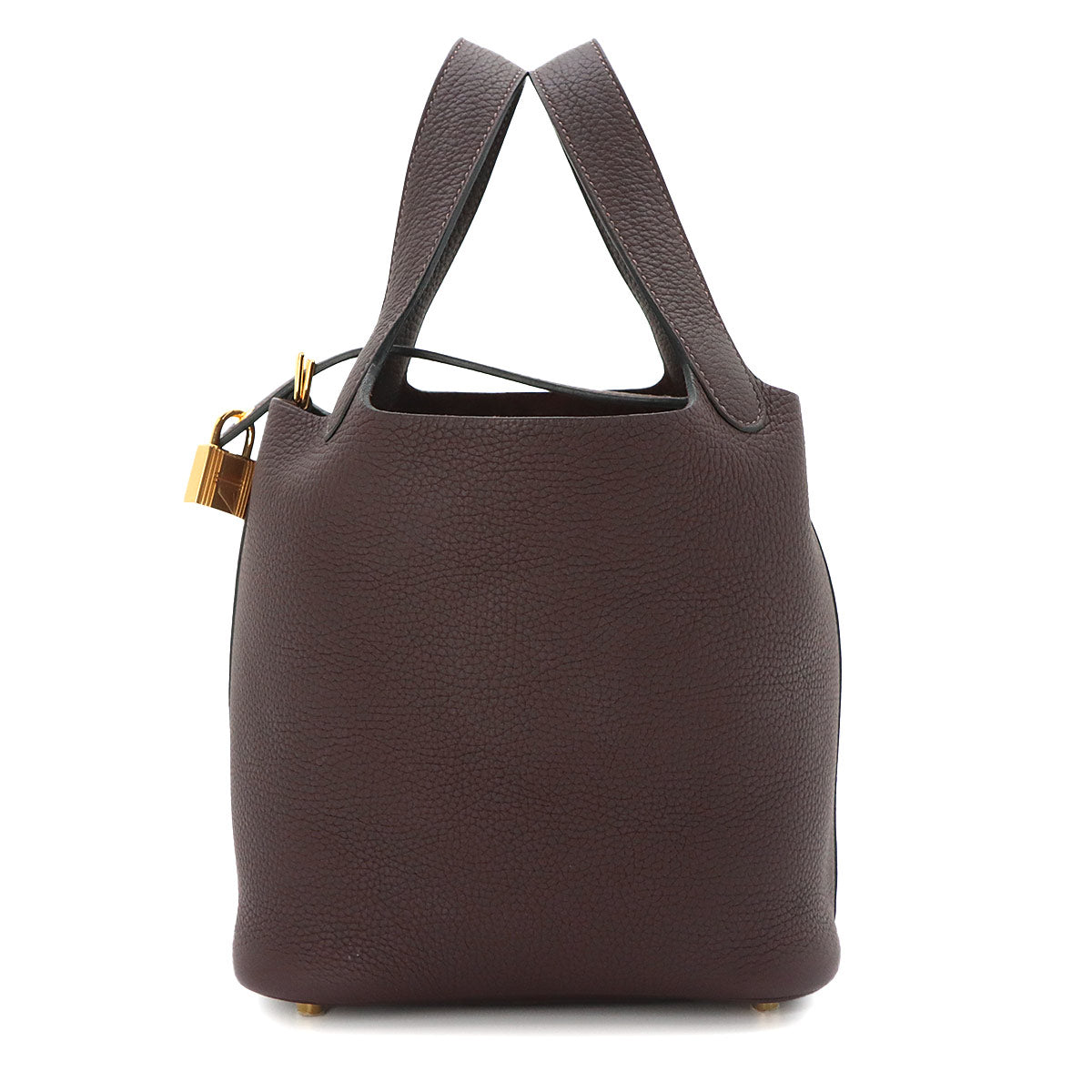 Picotin Lock PM Hand Bag Taurillon Clemence Rouge Sellier