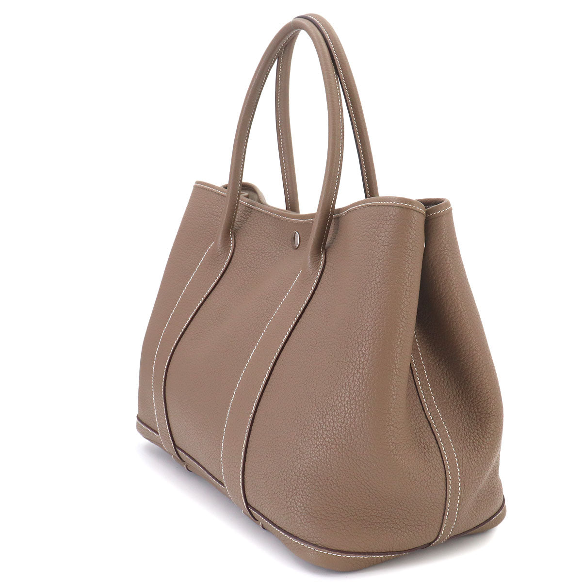 Garden Party PM Tote Bag Negonda Leather Etoupe Purse