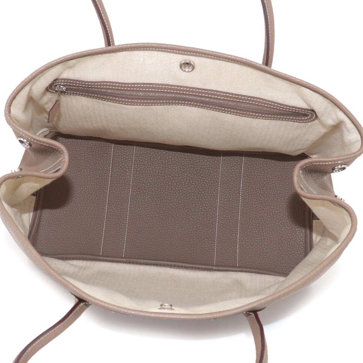 Garden Party PM Tote Bag Negonda Leather Etoupe Purse