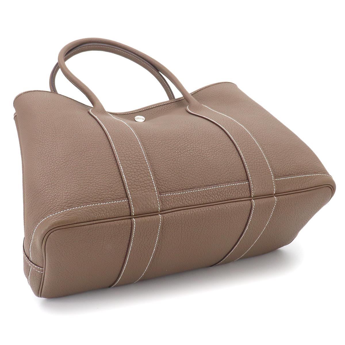 Garden Party PM Tote Bag Negonda Leather Etoupe Purse