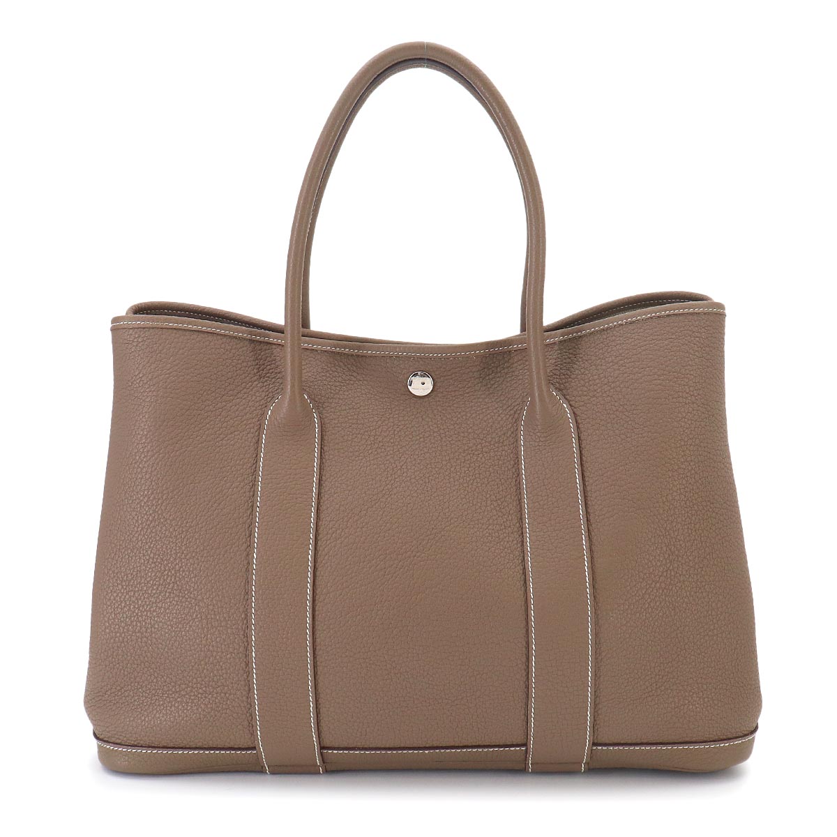 Garden Party PM Tote Bag Negonda Leather Etoupe Purse