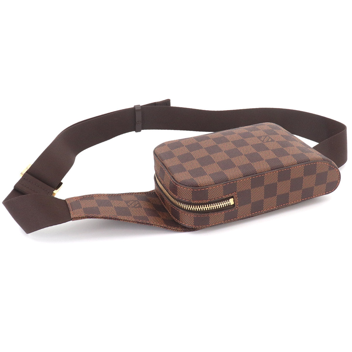 Damier Geronimos Crossbody Bag Ebene Brown N51994