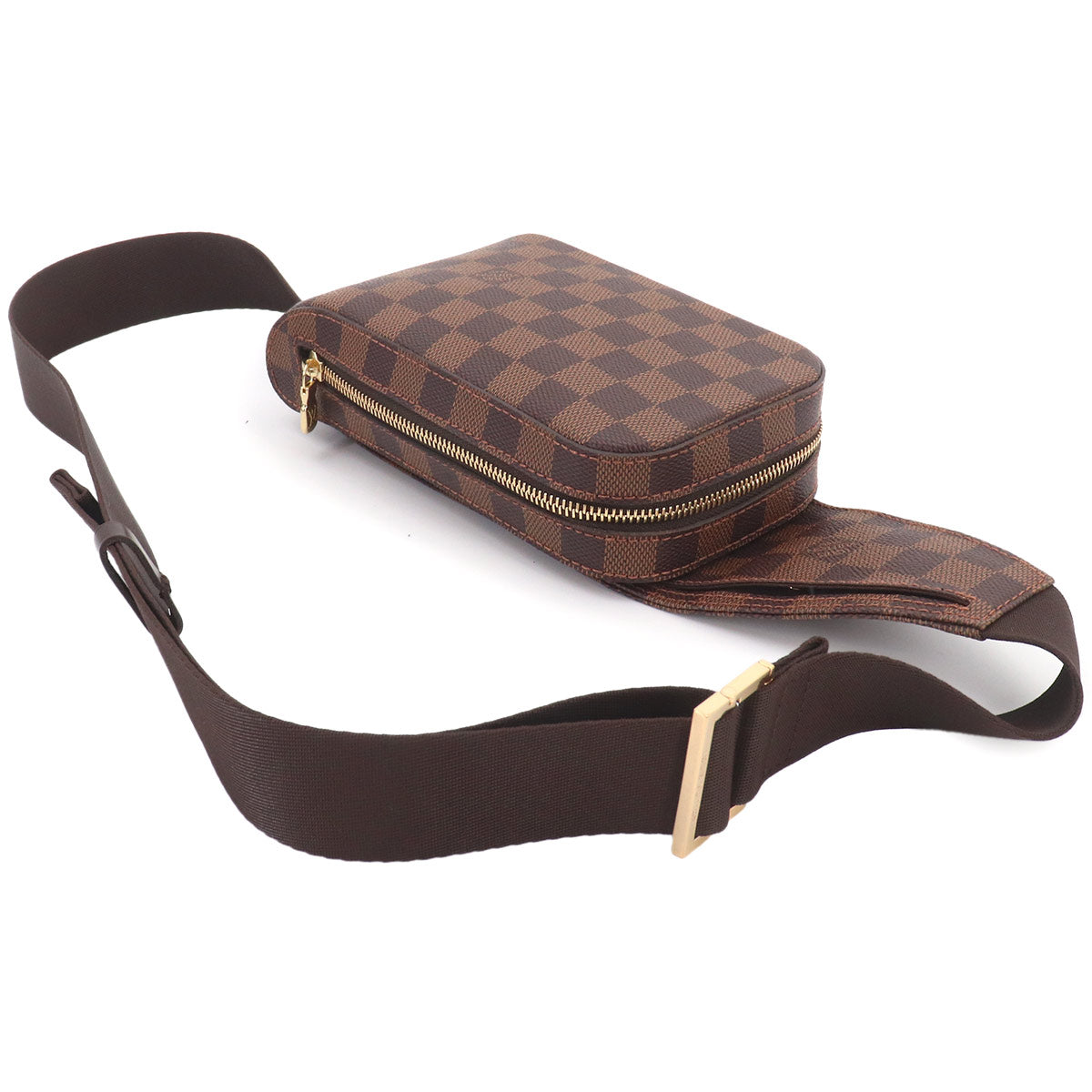 Damier Geronimos Crossbody Bag Ebene Brown N51994
