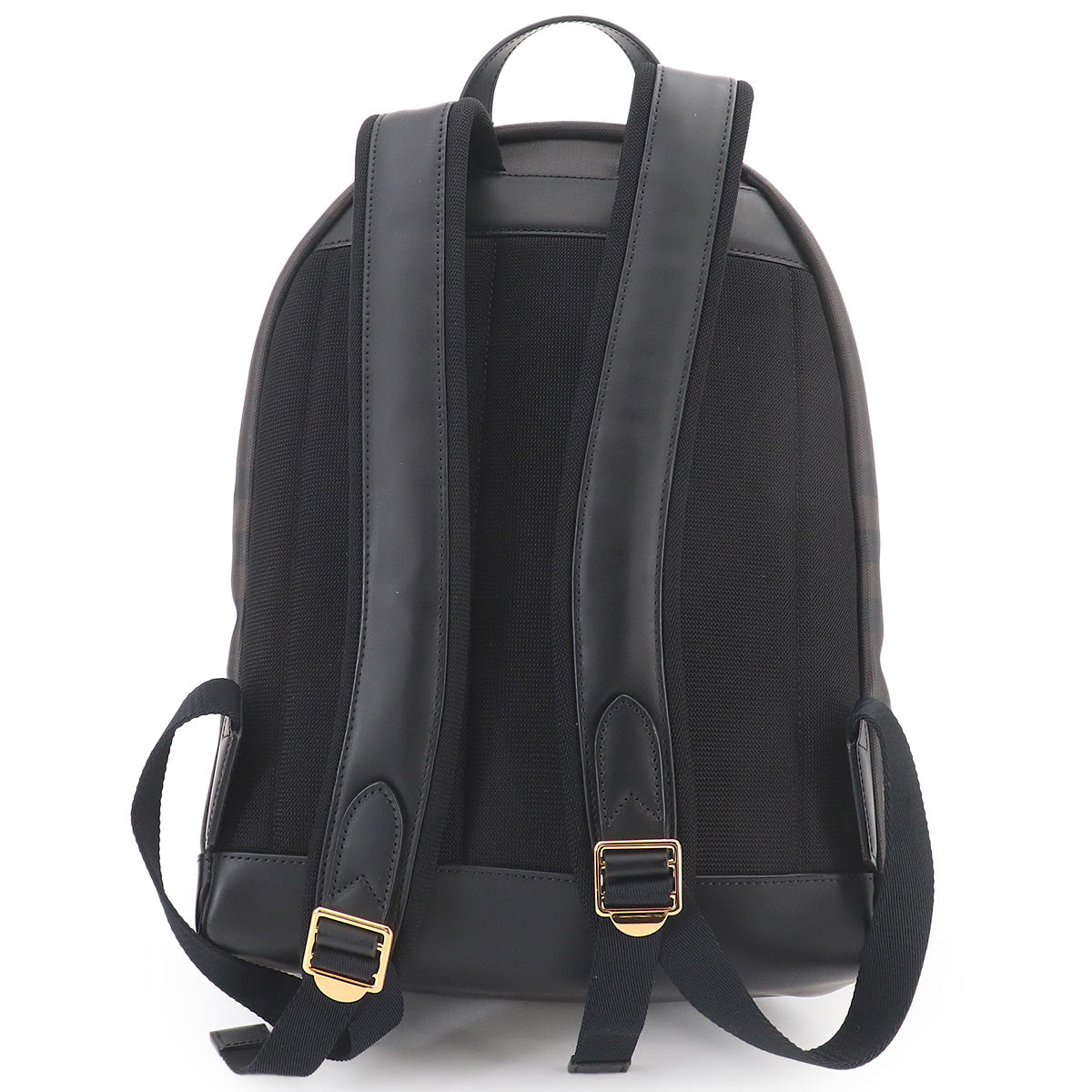 Plaid Backpack PVC Leather Dark brown 3996212 Smoked Check