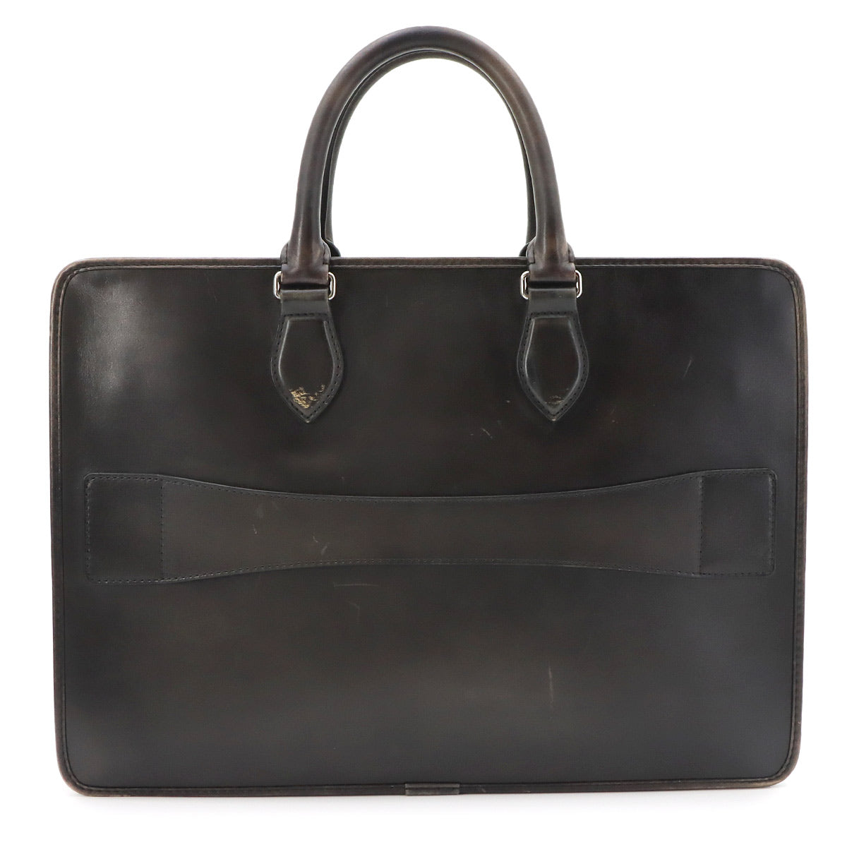 Un Jour Briefcase Business Bag Venezia Leather Black