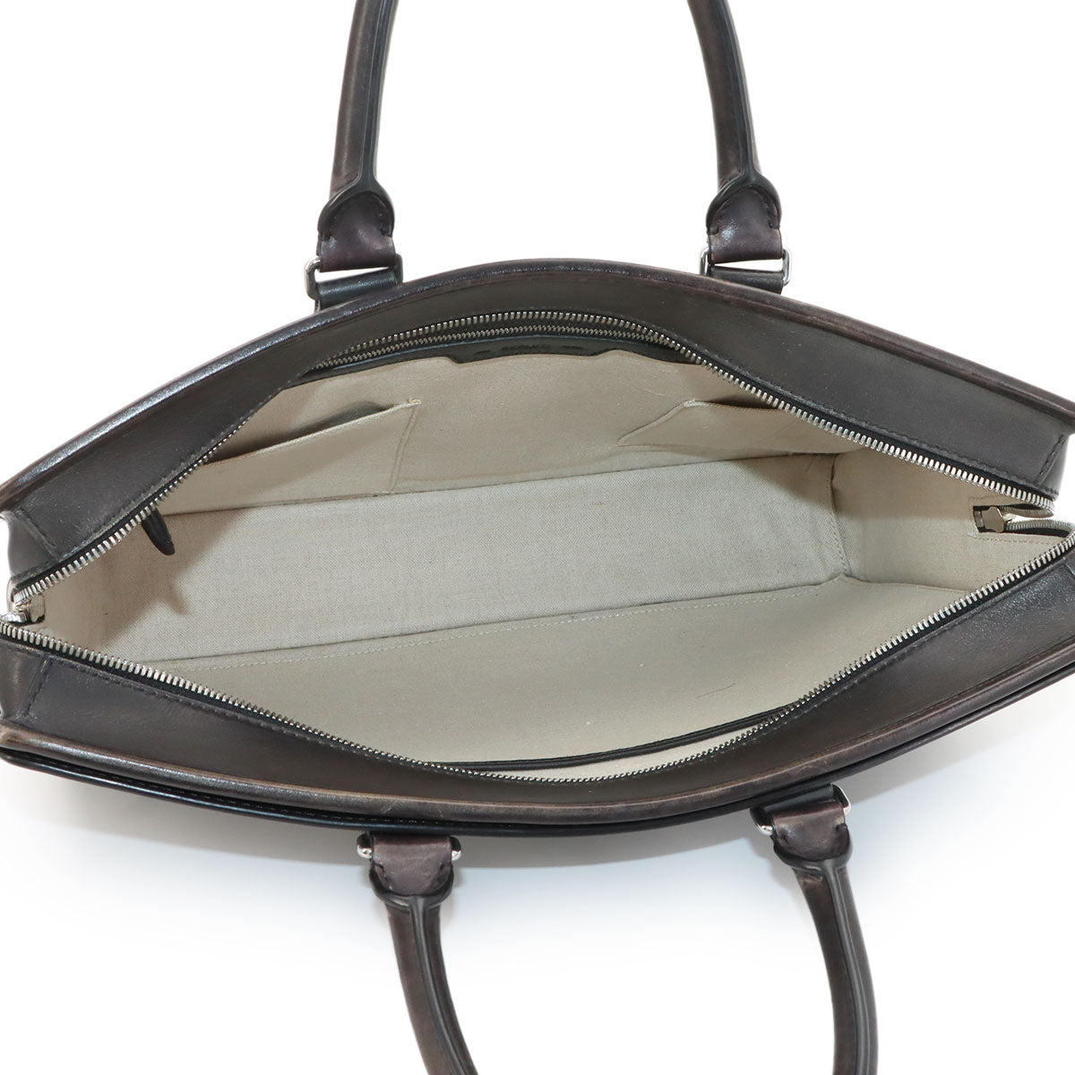 Un Jour Briefcase Business Bag Venezia Leather Black