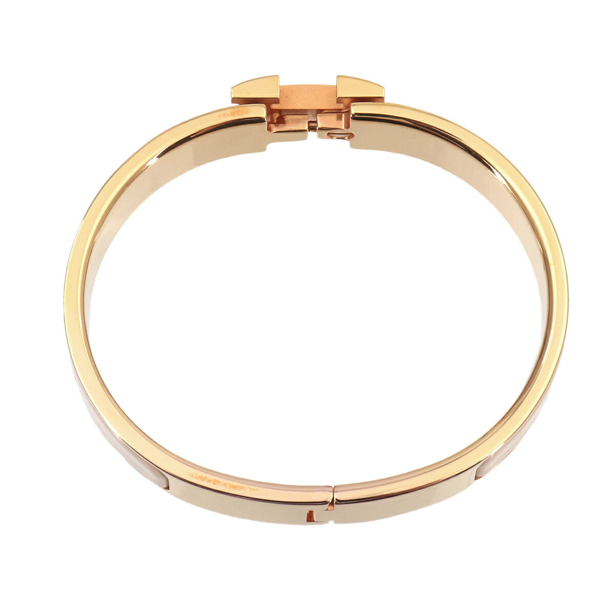 Clic H PM Bangle Beige Pink gold Accessory