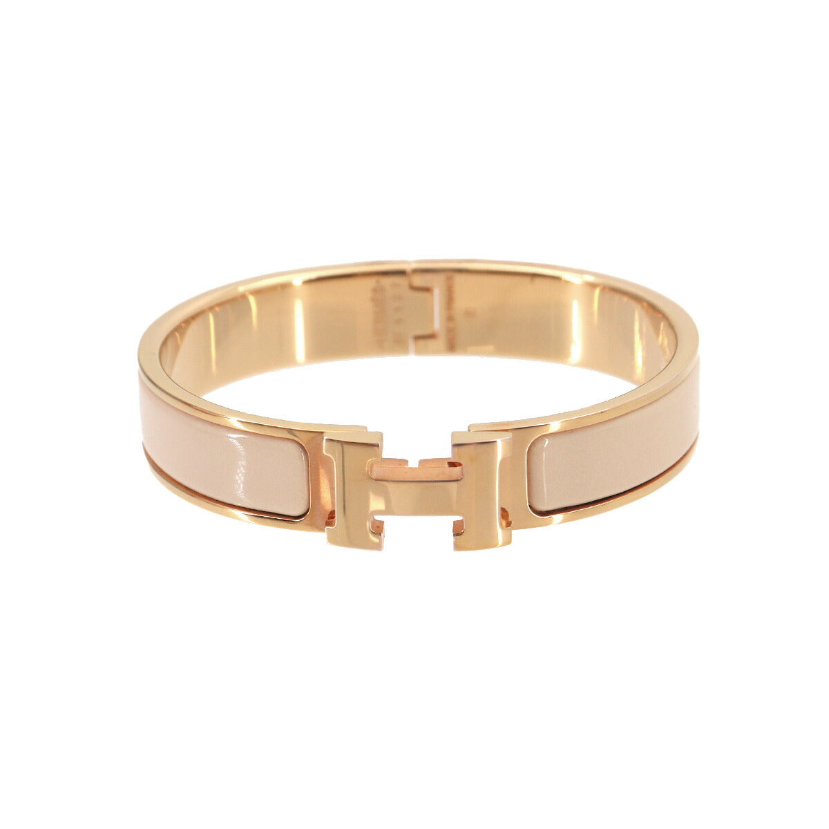 Clic H PM Bangle Beige Pink gold Accessory