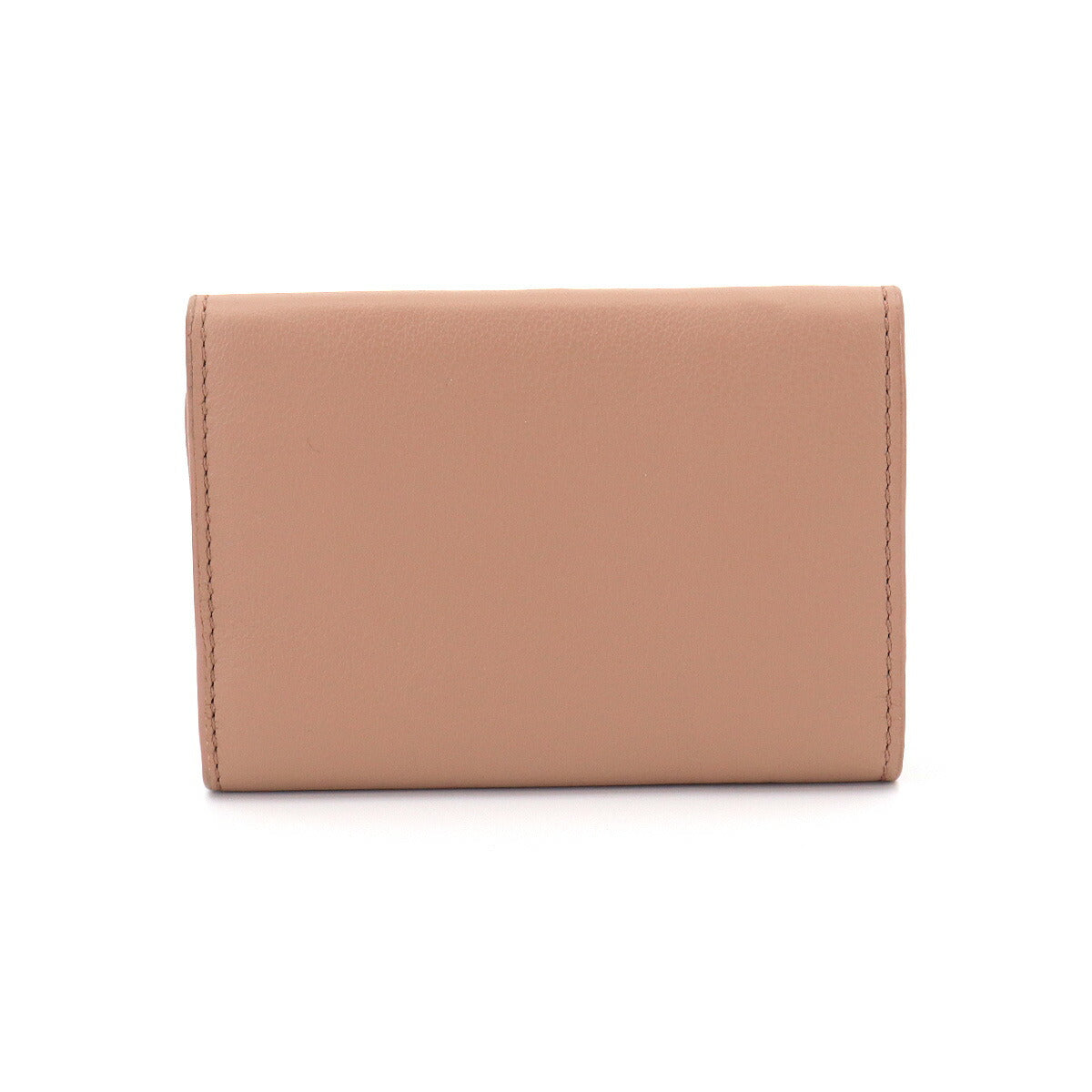 Papier Mini Wallet Leather Beige 391446 Logos Purse