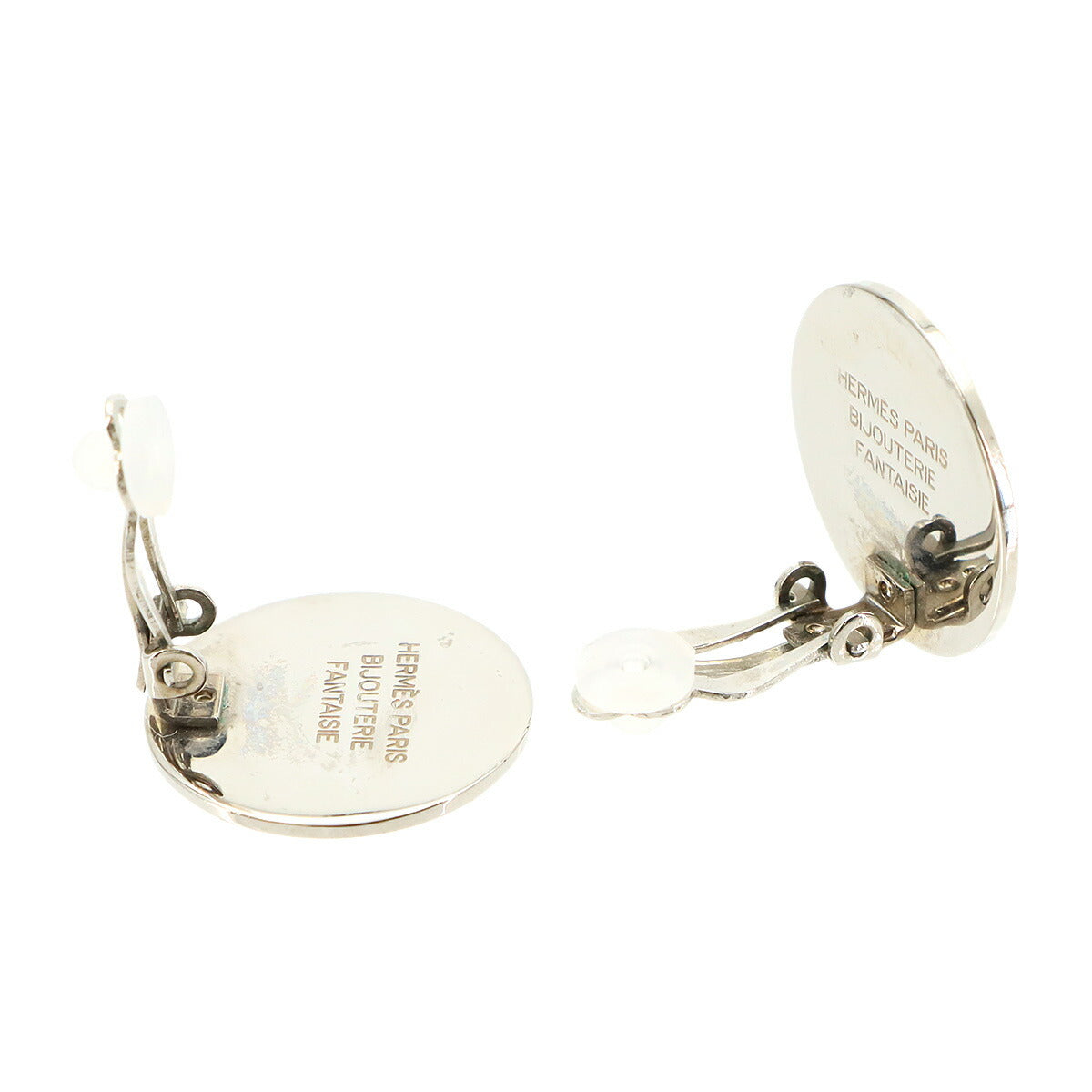 Sellier Round Type Earrings Silver Accessory