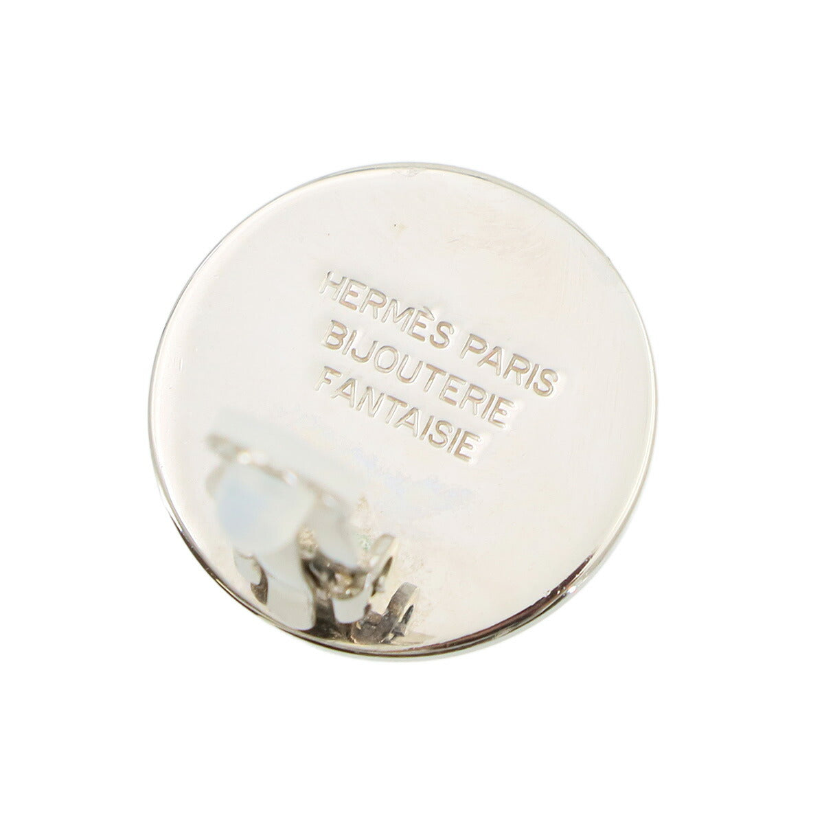 Sellier Round Type Earrings Silver Accessory