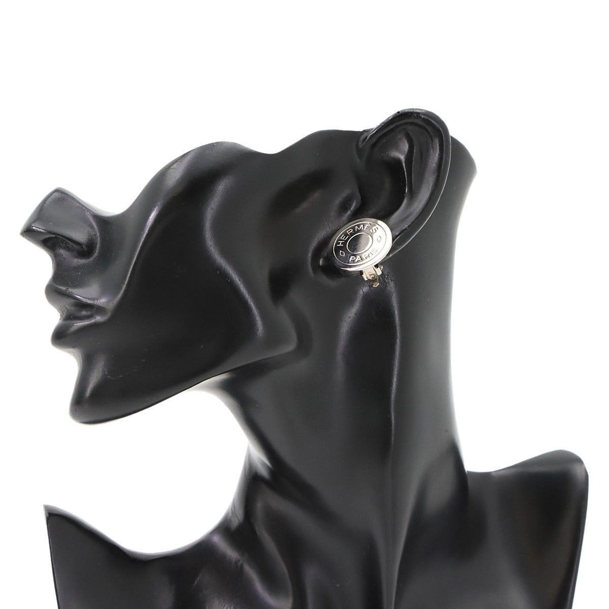 Sellier Round Type Earrings Silver Accessory