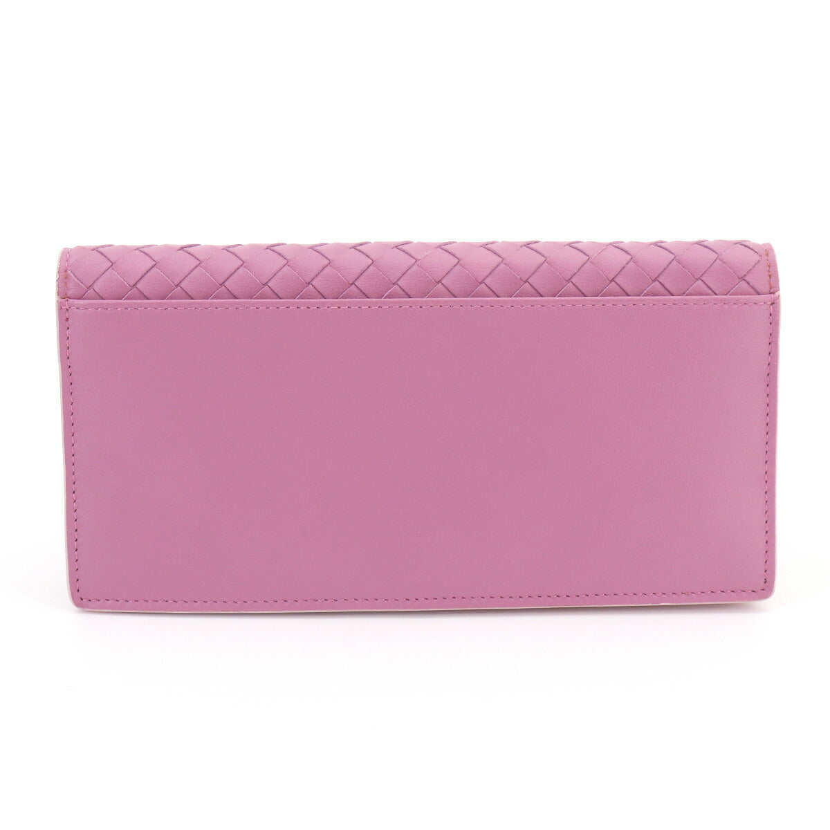 Intrecciato Shoulder Wallet Leather Purple 493287 Purse