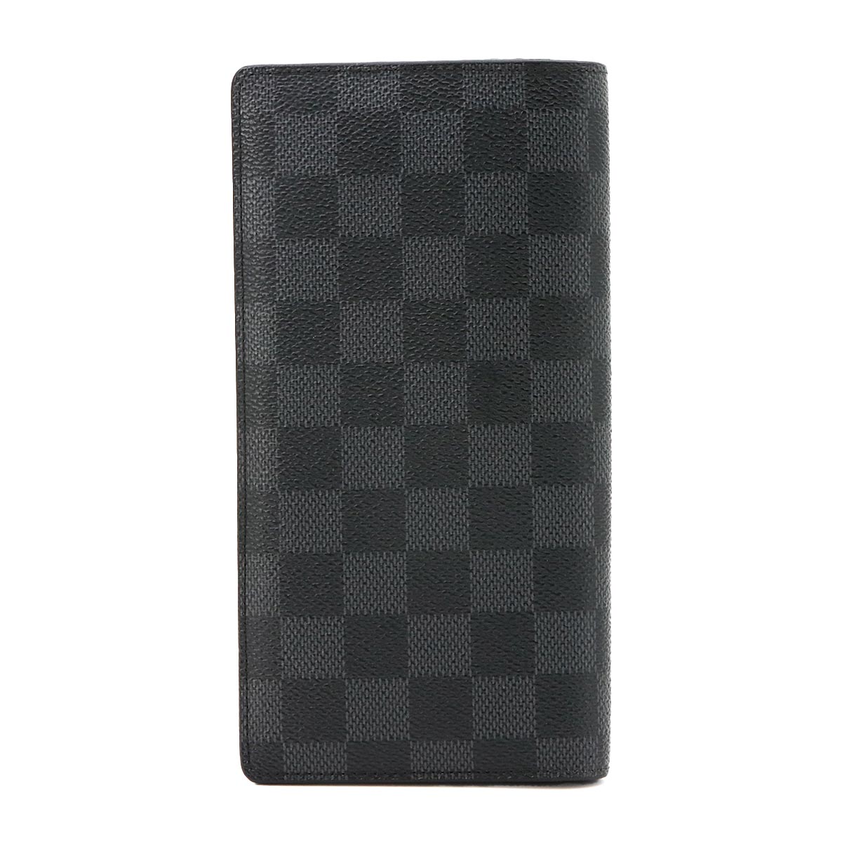 Damier Graphite Brazza Long Wallet Gray N62665 Purse