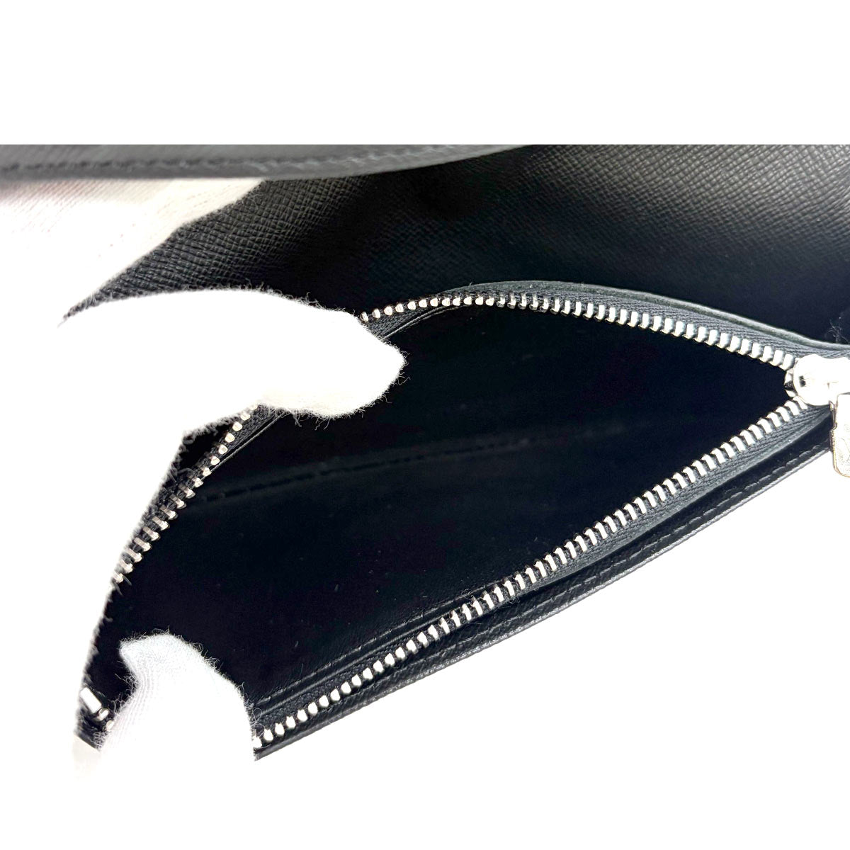 Damier Graphite Brazza Long Wallet Gray N62665 Purse