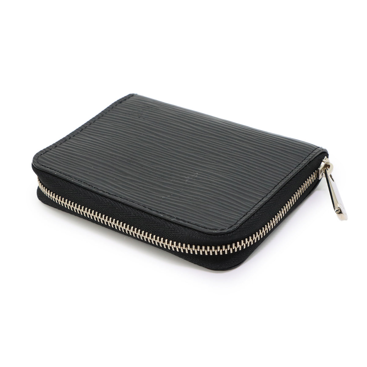 Epi Zippy Coin Purse Wallet Leather Noir M60152
