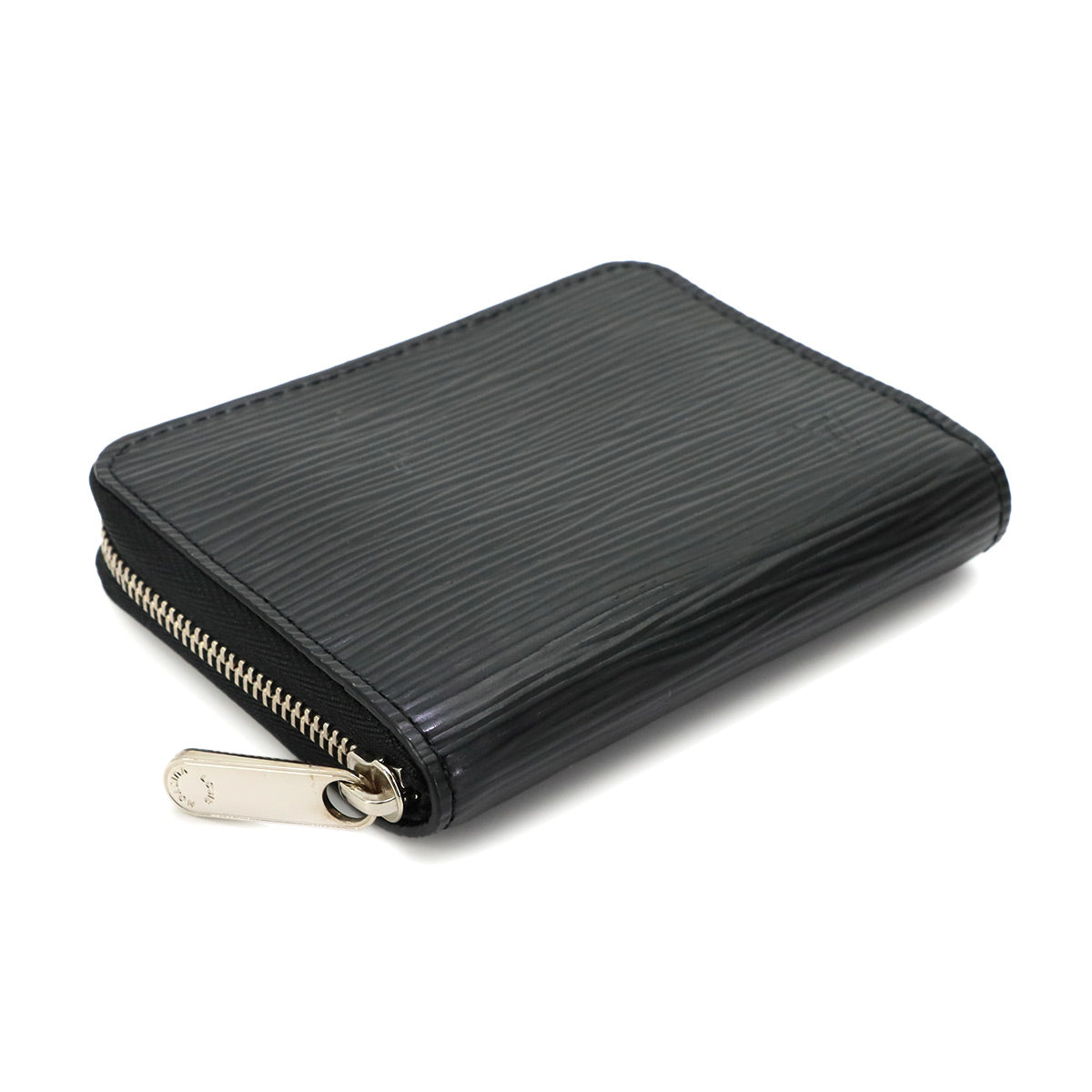 Epi Zippy Coin Purse Wallet Leather Noir M60152