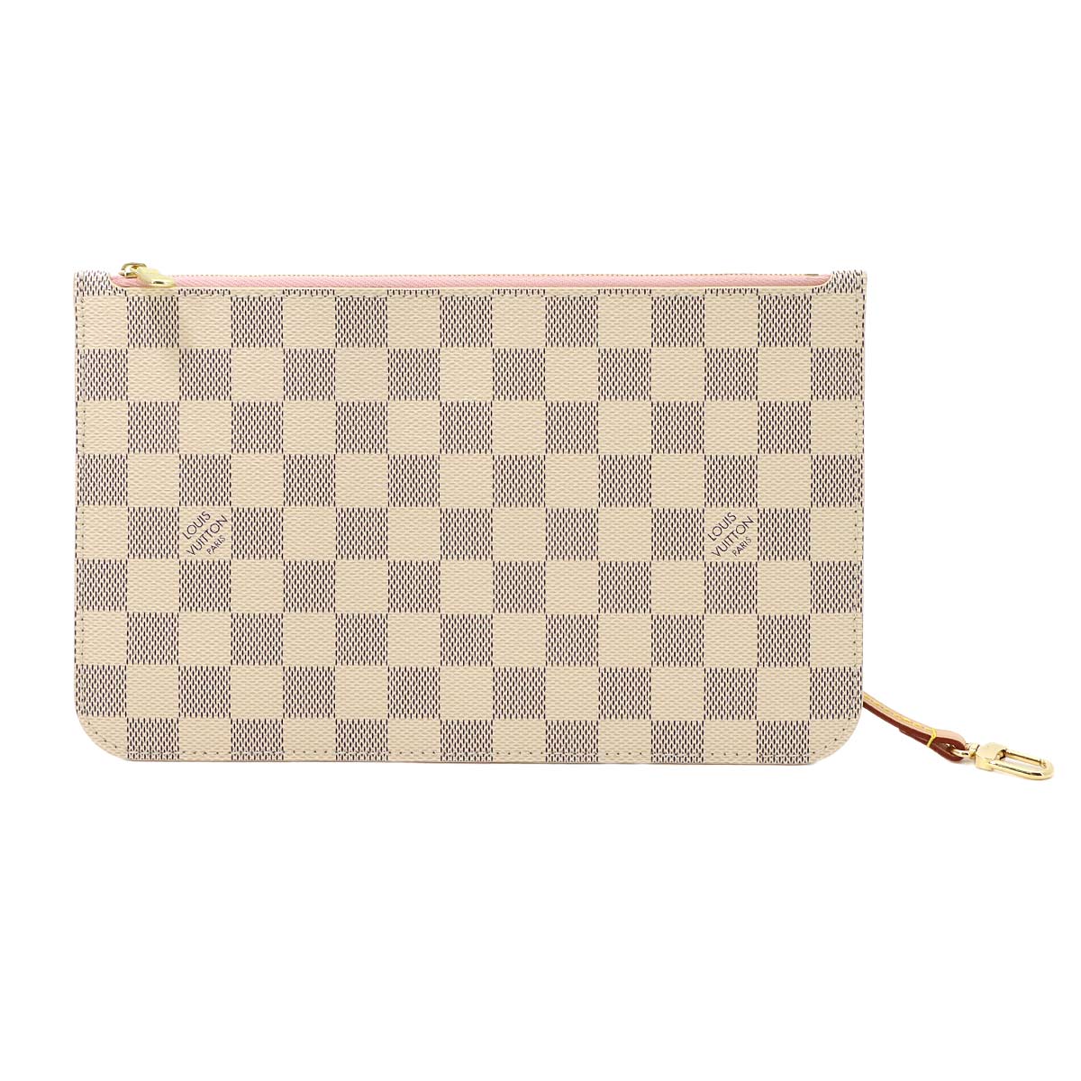 Damier Azur Pouch Rose Ballerine Purse