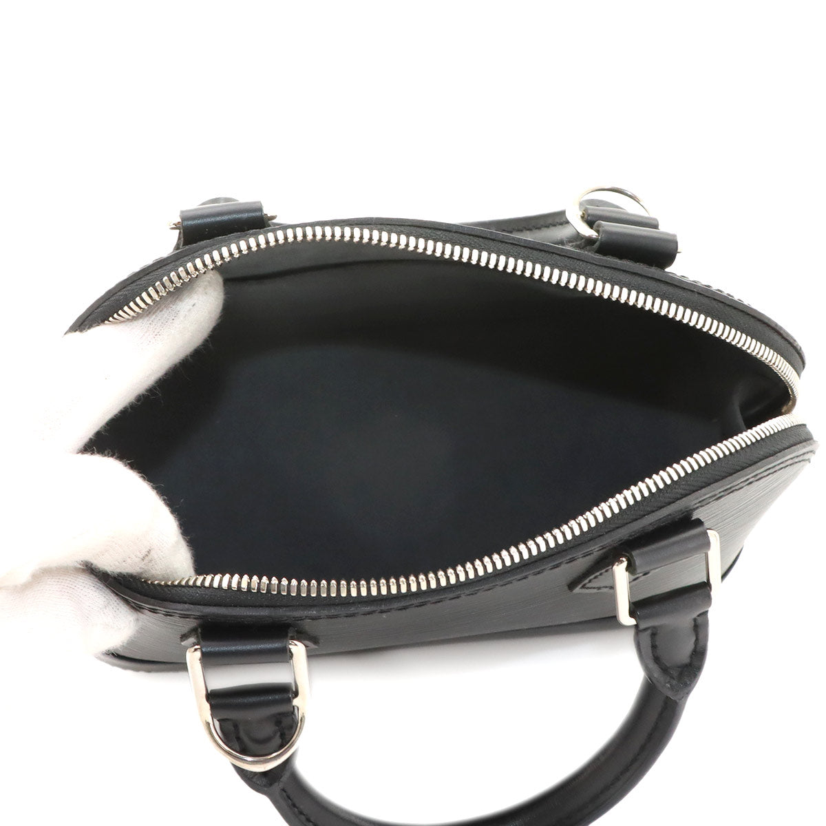 Epi Alma BB Hand Shoulder Bag Leather Noir M40862