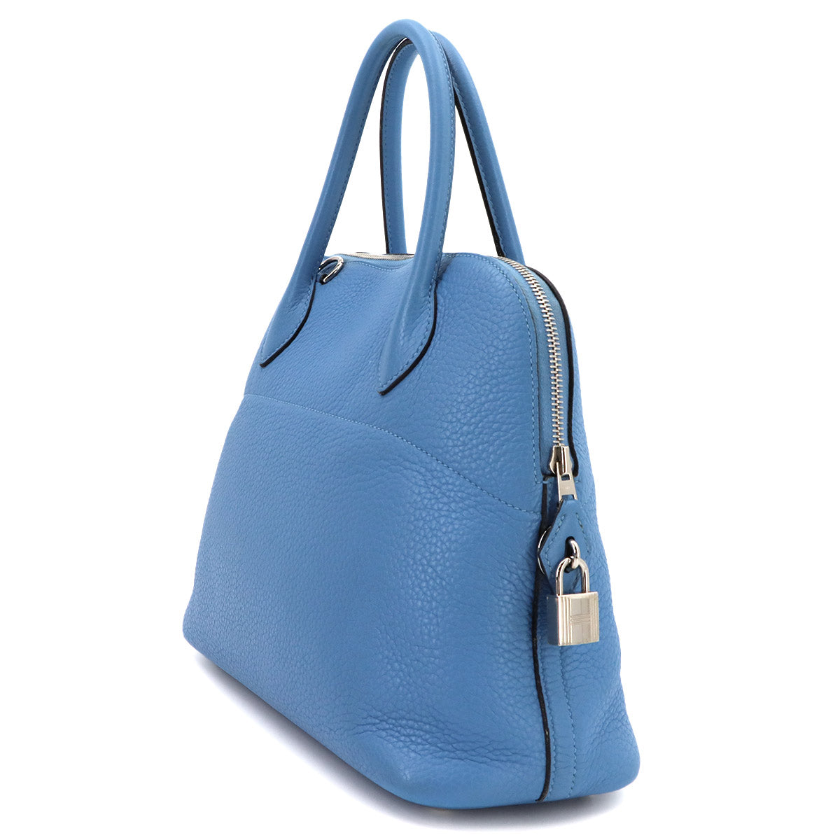 Bolide 31 2way Hand Shoulder Bag Taurillon Clemence Bleu Azur