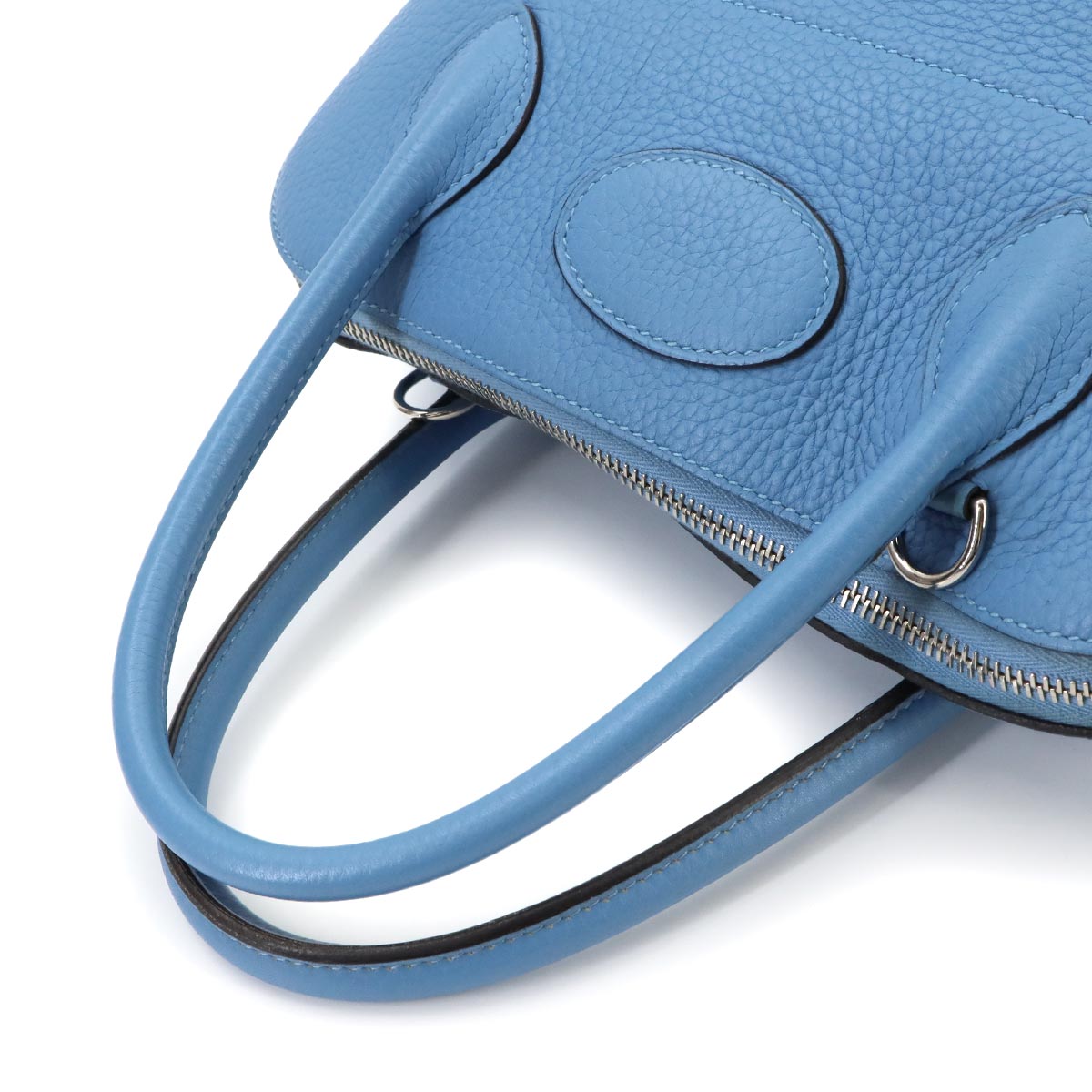 Bolide 31 2way Hand Shoulder Bag Taurillon Clemence Bleu Azur
