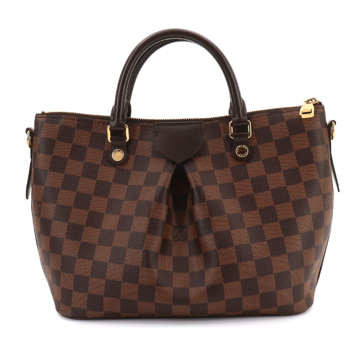Damier Siena PM Hand Shoulder Bag Ebene Brown N41545