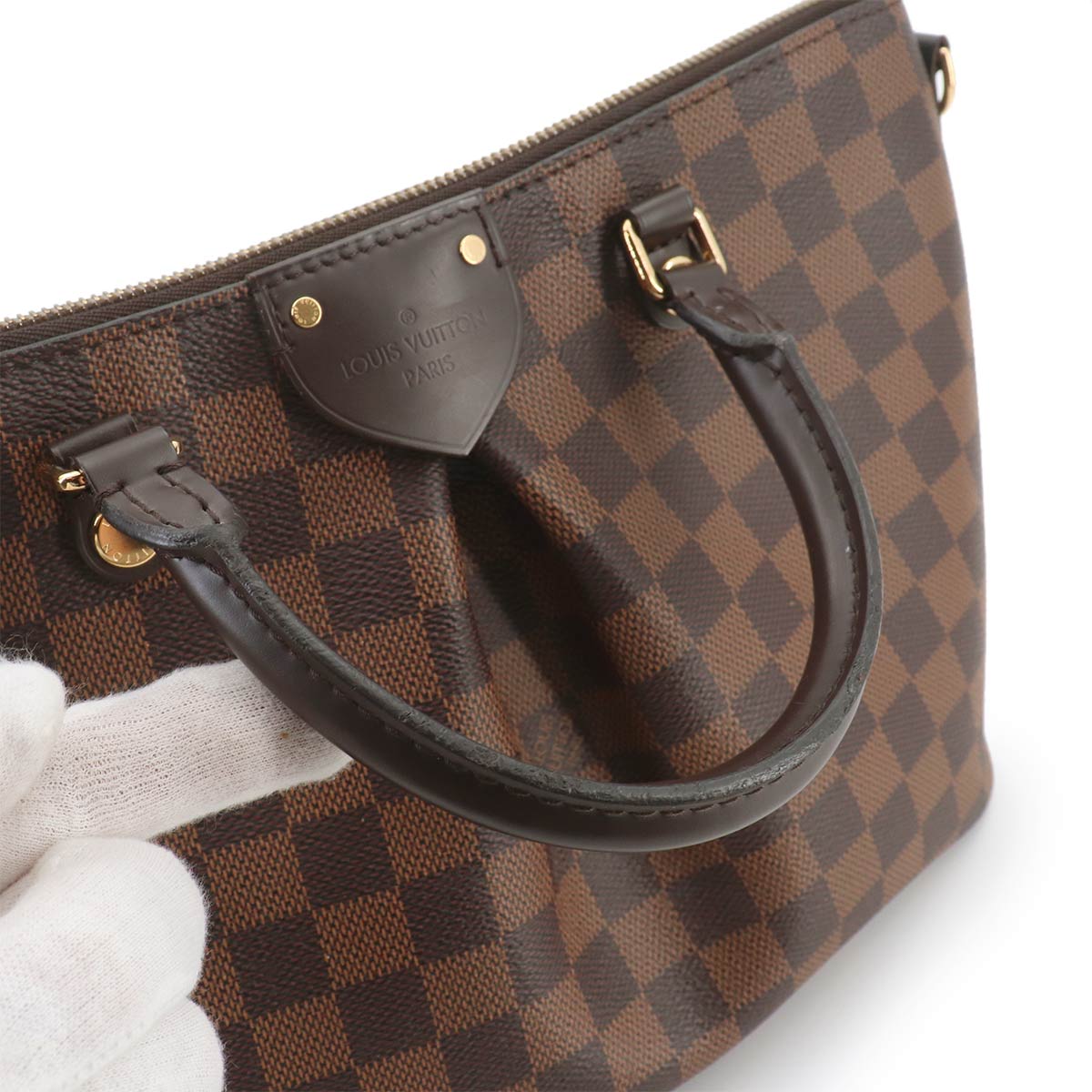 Damier Siena PM Hand Shoulder Bag Ebene Brown N41545