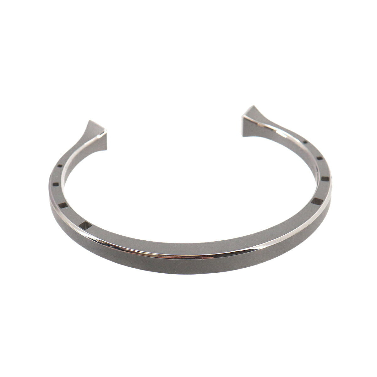 Fer a Cheval Bangle Bracelet Titanium Silver Gray T5 Accessory