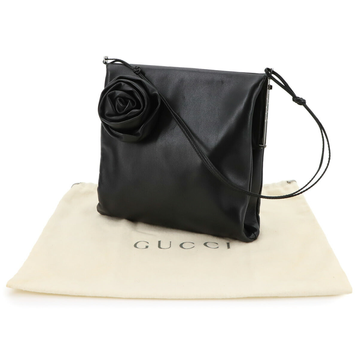 One Shoulder Bag Leather Black 005 0780 Purse