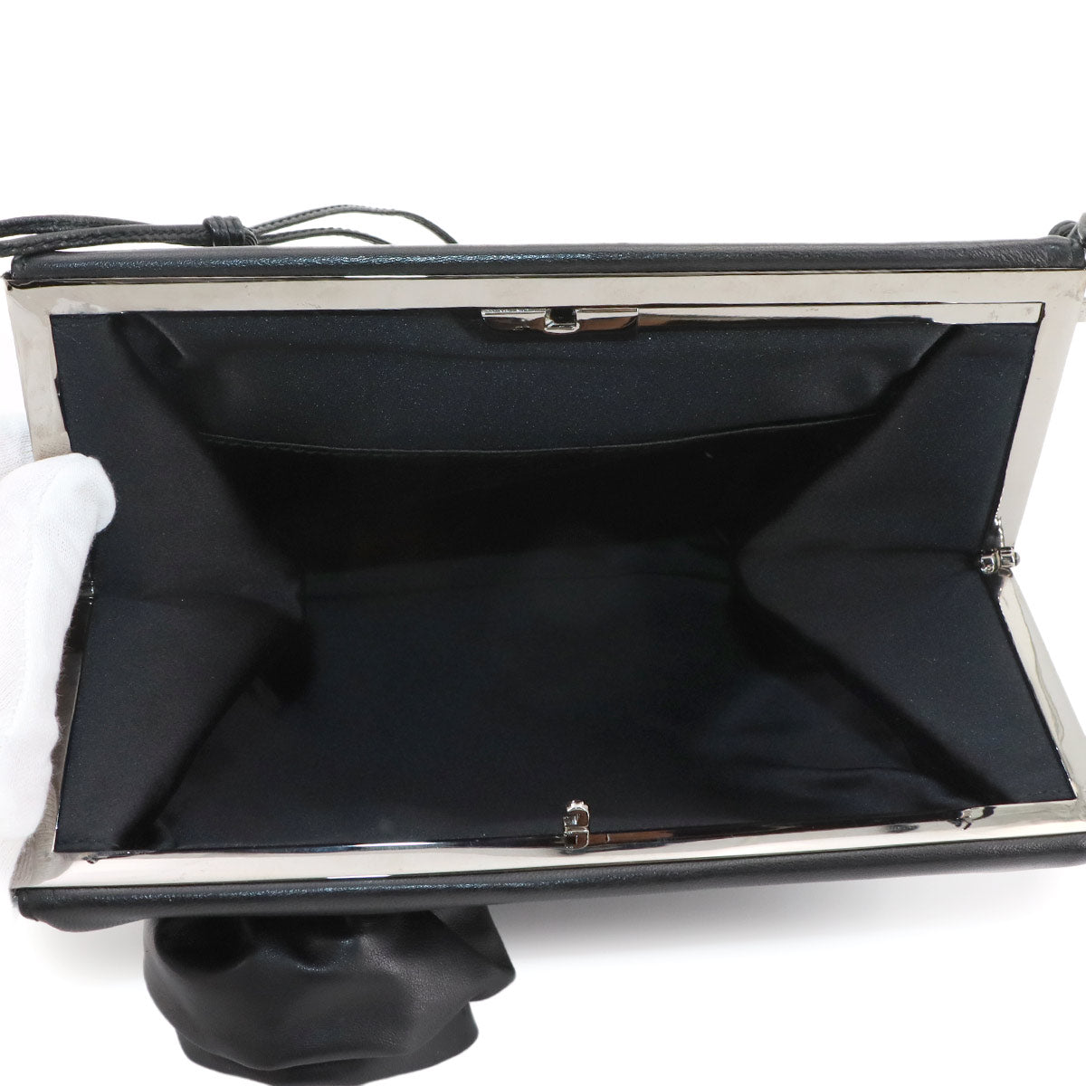 One Shoulder Bag Leather Black 005 0780 Purse
