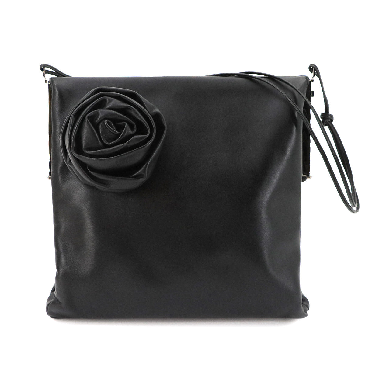One Shoulder Bag Leather Black 005 0780 Purse