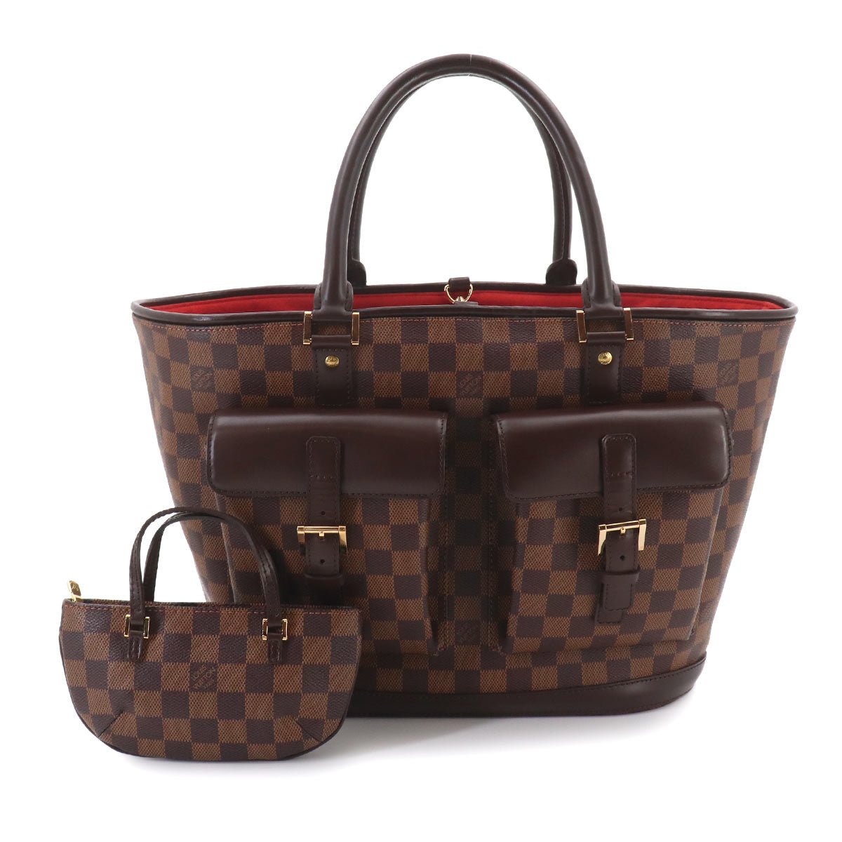 Damier Manosque GM Tote Bag Ebene N51120 Purse