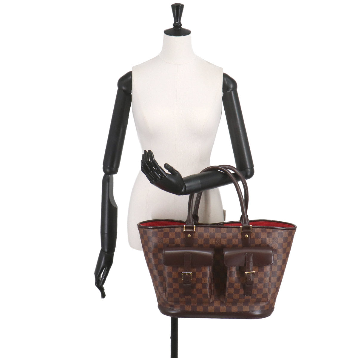 Damier Manosque GM Tote Bag Ebene N51120 Purse