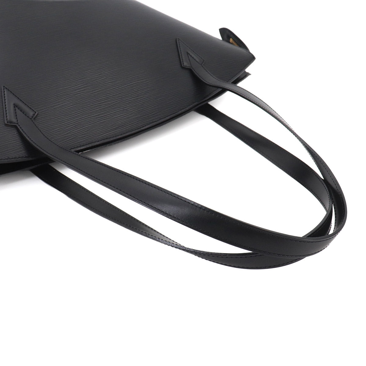 Epi Saint Jacques Shopping Tote Bag Leather Noir M52262