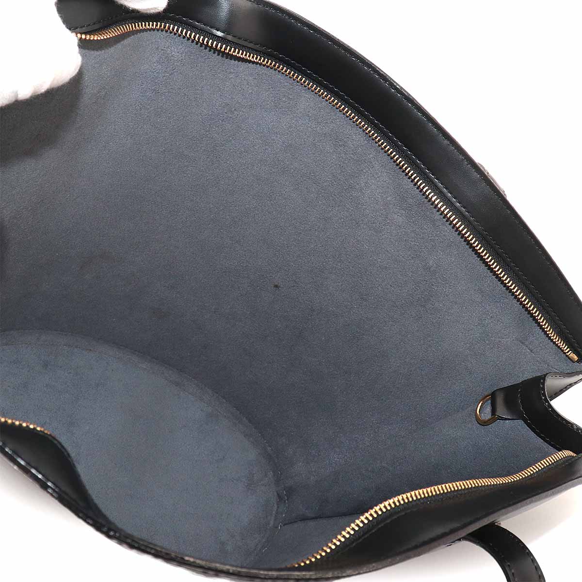 Epi Saint Jacques Shopping Tote Bag Leather Noir M52262
