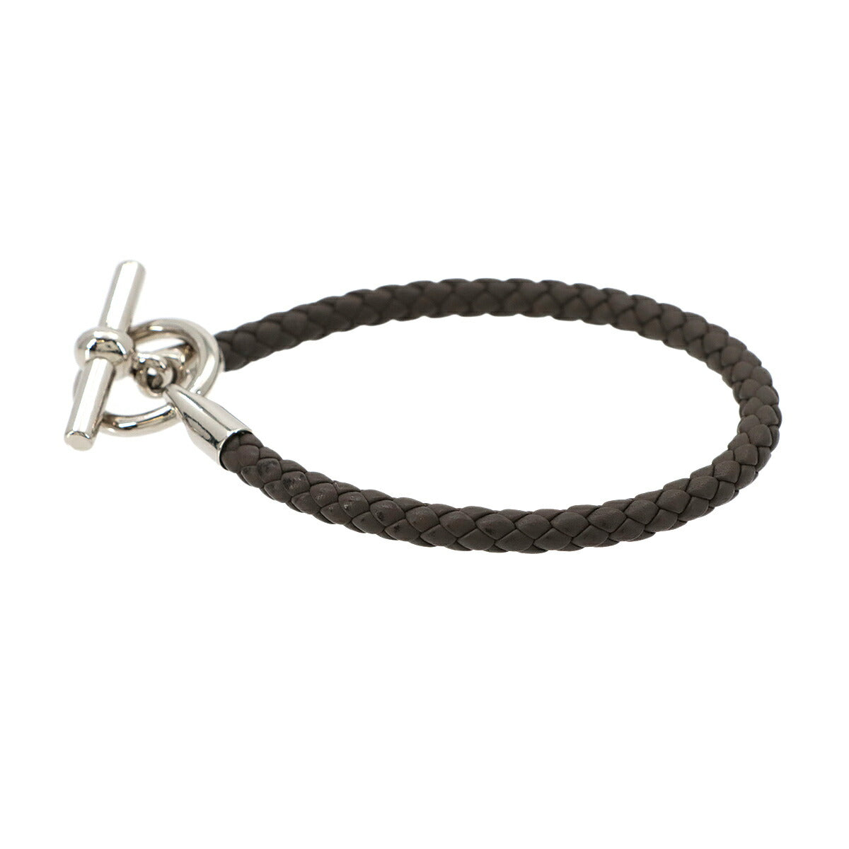 Glenan Bracelet Leather Gray Silver Accessory
