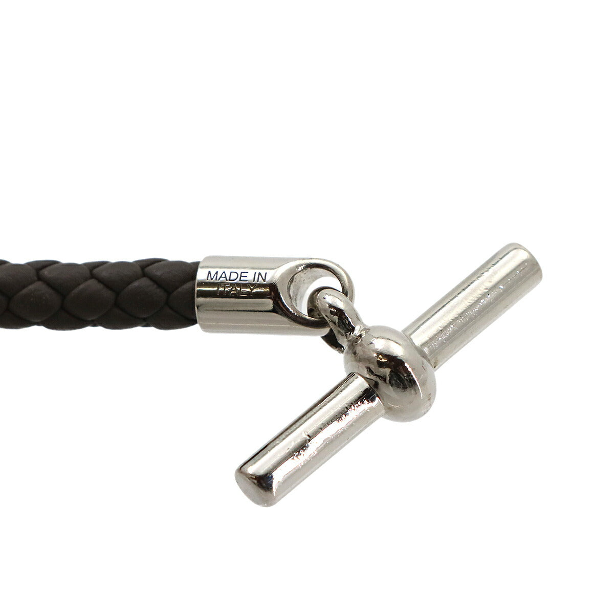 Glenan Bracelet Leather Gray Silver Accessory