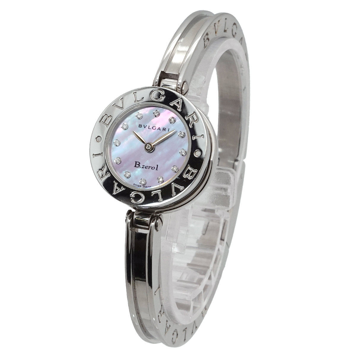 B-Zero1 BZ22S Bangle Watch Quartz Blue Shell Dial Ladies