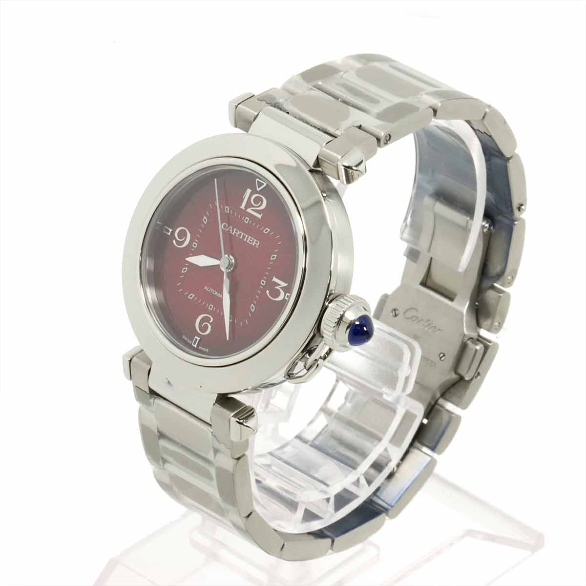 Pasha de Cartier WSPA0032 Automatic Red Dial Boys Watch