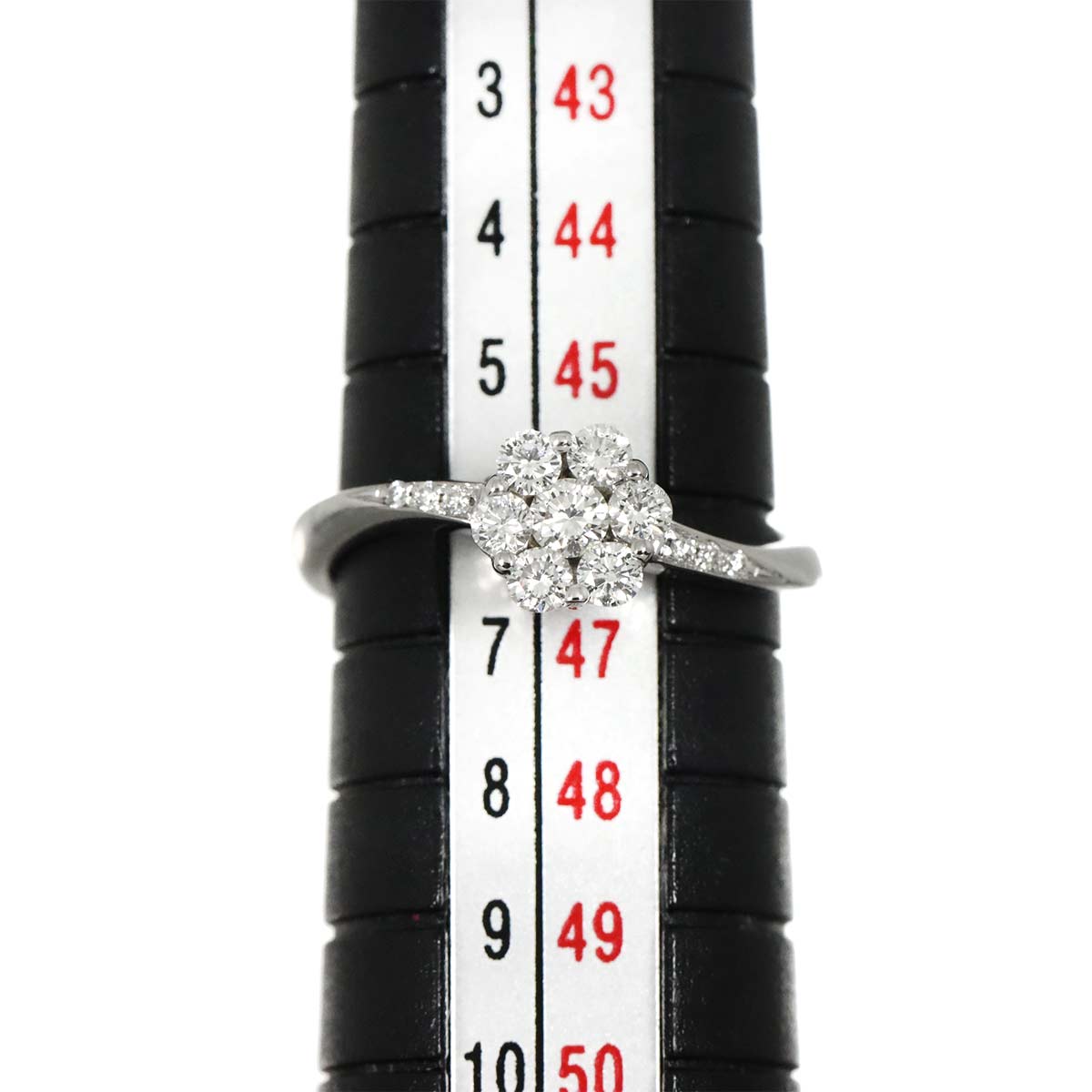 Diamond 0.29ct Ring 18K WG 750 Size3.75(US)