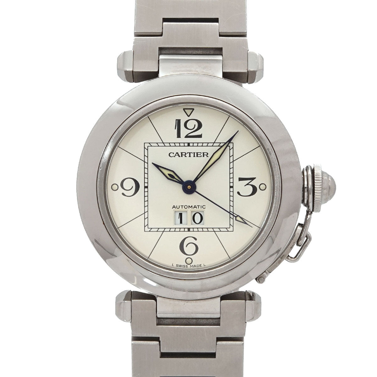 PashaC Bigdate W31055M7 Automatic Date White Dial Boys Watch