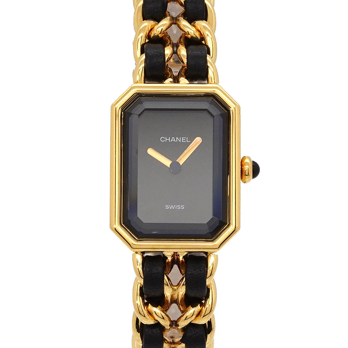 Premiere Size M H0001 Vintage Quartz Black Dial Ladies Watch