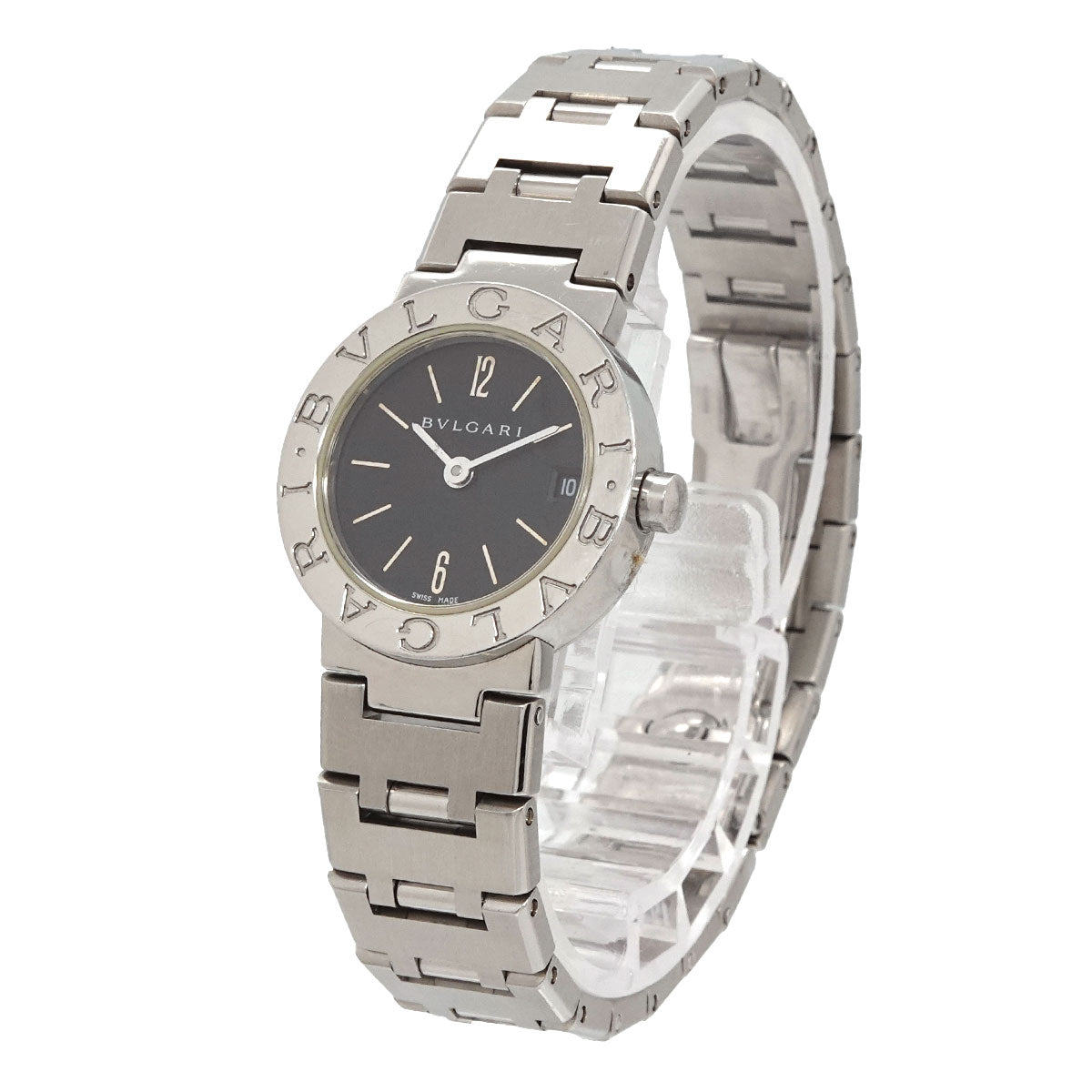 BVLGARIBVLGARI BB23SS Quartz Black Dial Ladies Watch