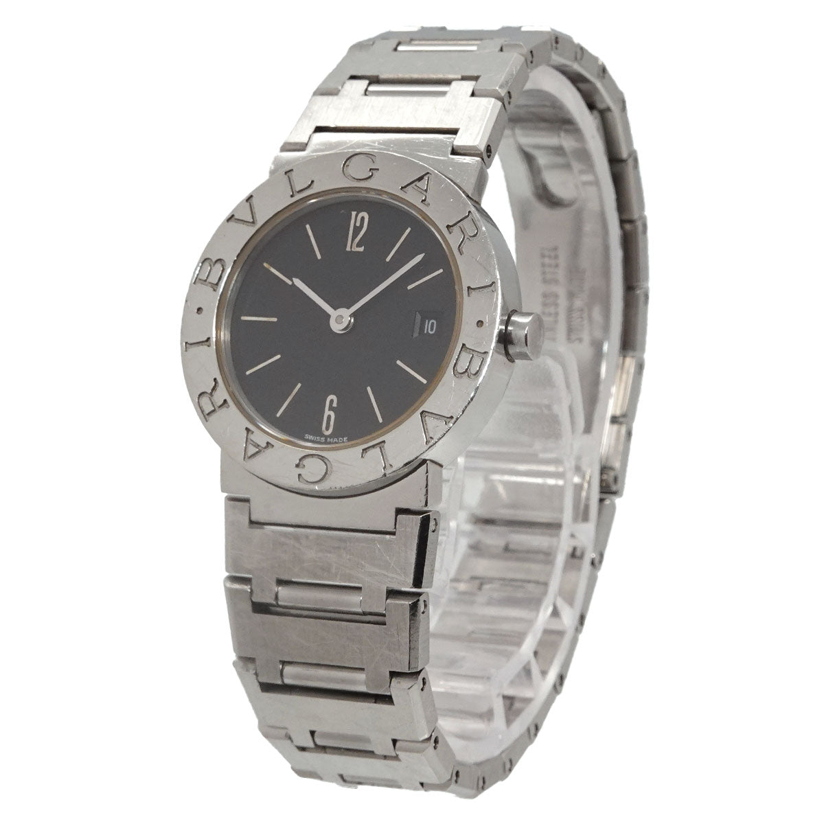 BVLGARIBVLGARI BB26SSD Date Quartz Black Dial Ladies Watch